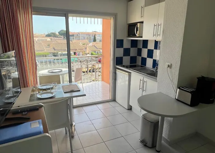 Primavera Agreable T2 Avec Piscine Richelieu Cap D'agde 阿格德